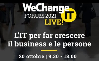 WeChangeIT: l’IT per far crescere il business e le persone